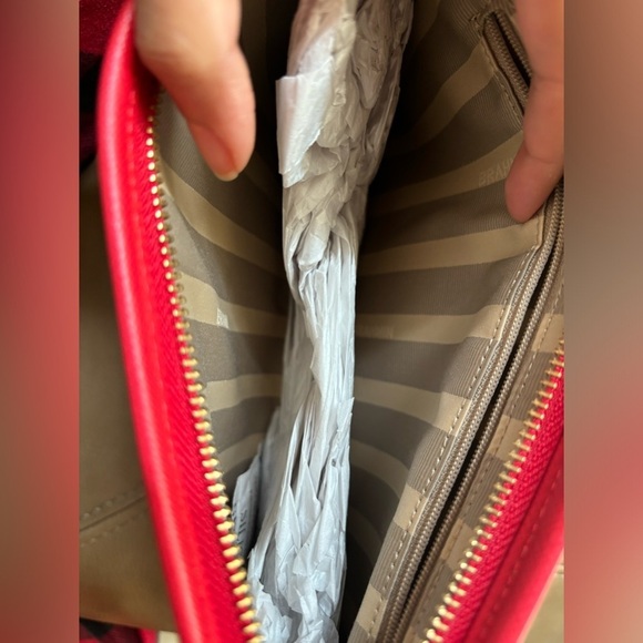 Red Brahmin clutch - Picture 4 of 4